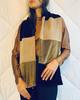 Vintage Sonia Rykiel Stripe Scarf - Olive - Thumbnail 2