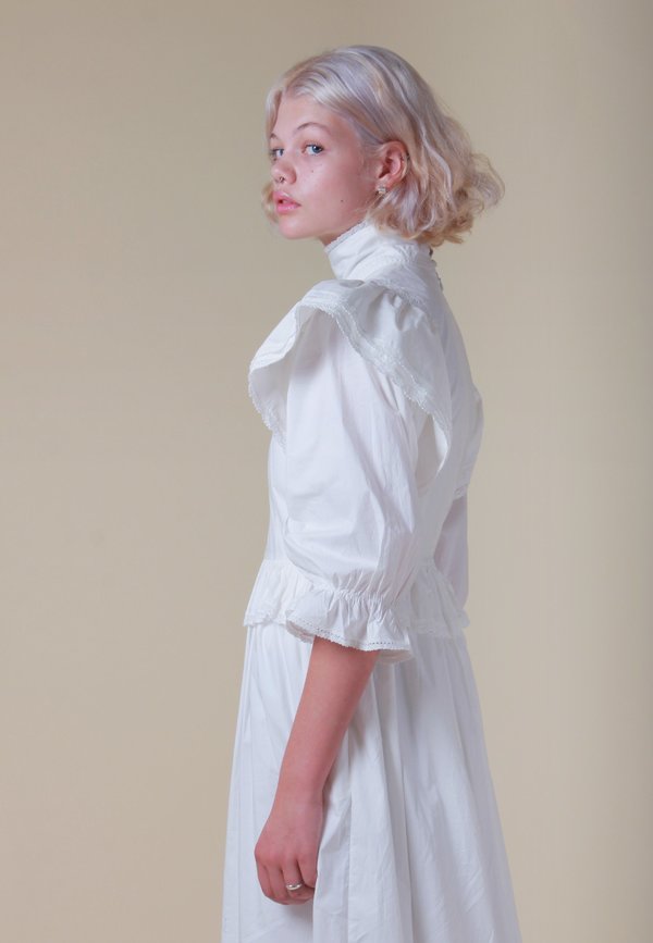 Meadows Bellflower Dress - white