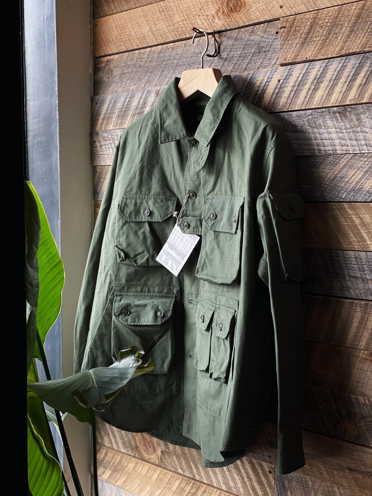 Engineered Garments Cotton Ripstop Explorer Shirt Jacket - Olive