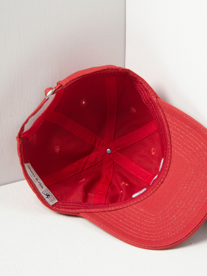 Sporty & Rich S/R Sports Hat - Cherry/White/Gold Sporty & Rich S/R Sports Hat - Cherry/White/Gold