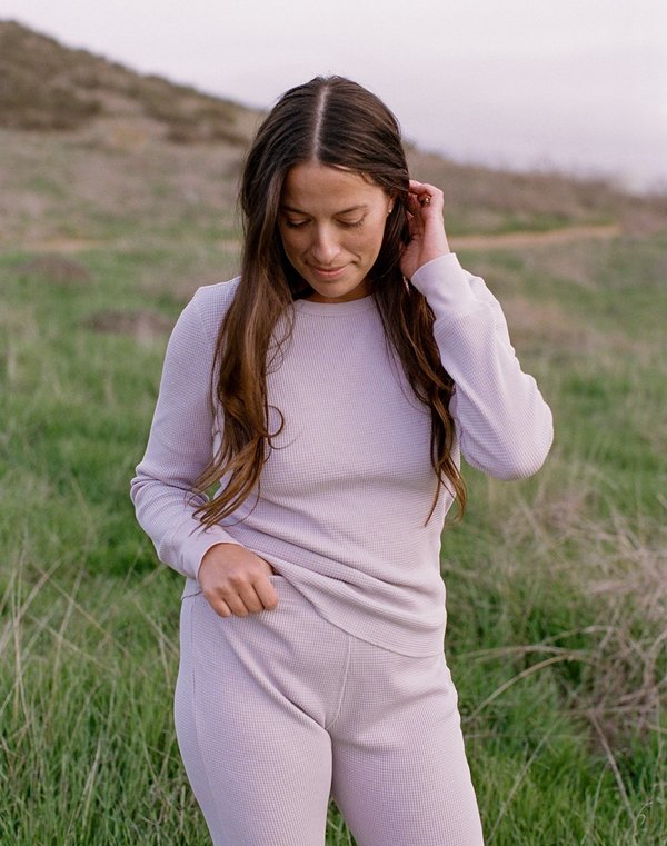 Noble Organic Waffle Bottom - Lavender Noble Organic Waffle Bottom - Lavender