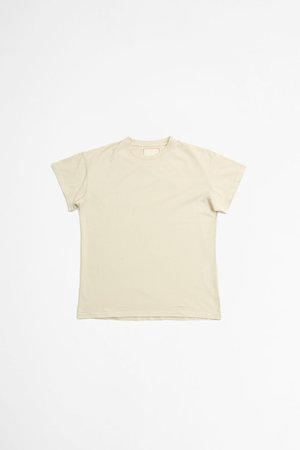 Jeanerica Marcel 180 classic tee - egg shell Jeanerica Marcel 180 classic tee - egg shell