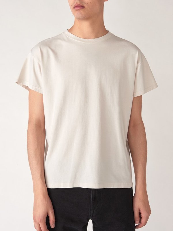 Jeanerica Marcel 180 classic tee - egg shell Jeanerica Marcel 180 classic tee - egg shell