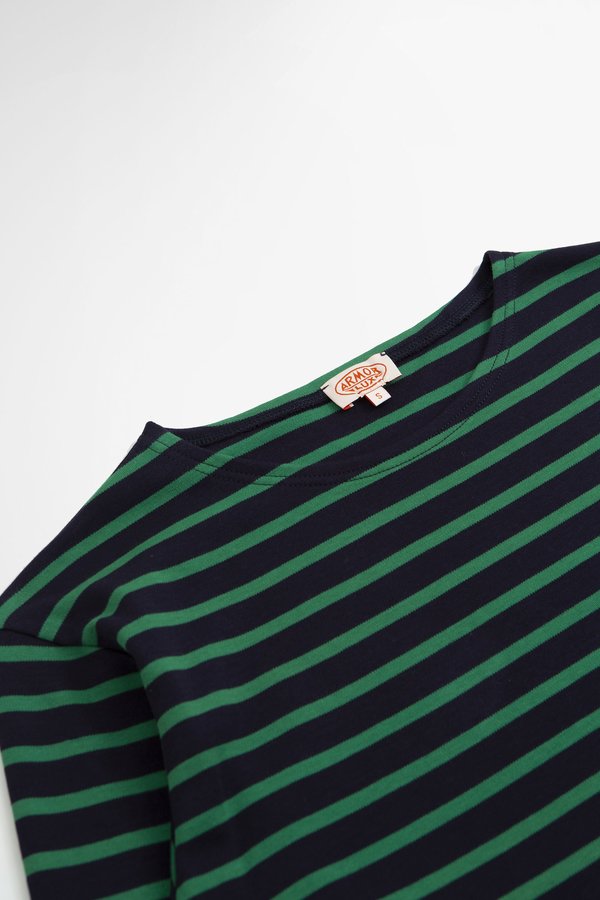Armor Lux Sailor t-shirt - Houat navy/billardgreen Armor Lux Sailor t-shirt - Houat navy/billardgreen