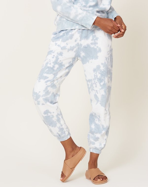Richer Poorer Recycled Fleece Sweatpant - Blue Mirage Tie Dye Richer Poorer Recycled Fleece Sweatpant - Blue Mirage Tie Dye
