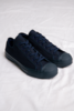 Studio Nicholson Merino Vulcanised Sole Canvas Shoe - Navy - Thumbnail 1