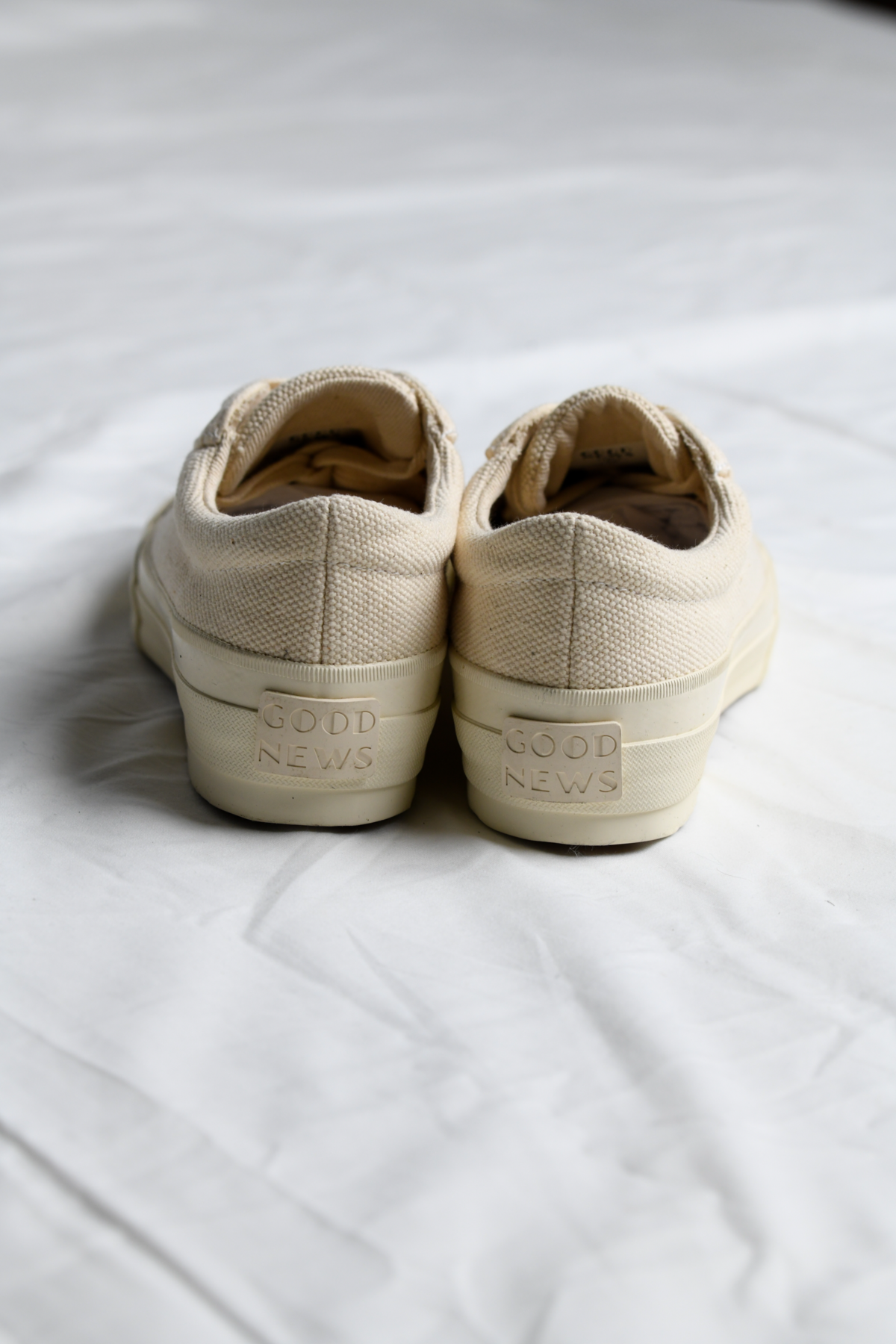 Good News Sunn Low Canvas Trainer - Oatmeal - Image 4 of 4