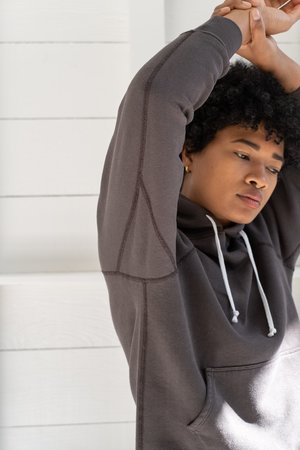 Reliquary The Hooded Sweatshirt - Faded Black Reliquary The Hooded Sweatshirt - Faded Black