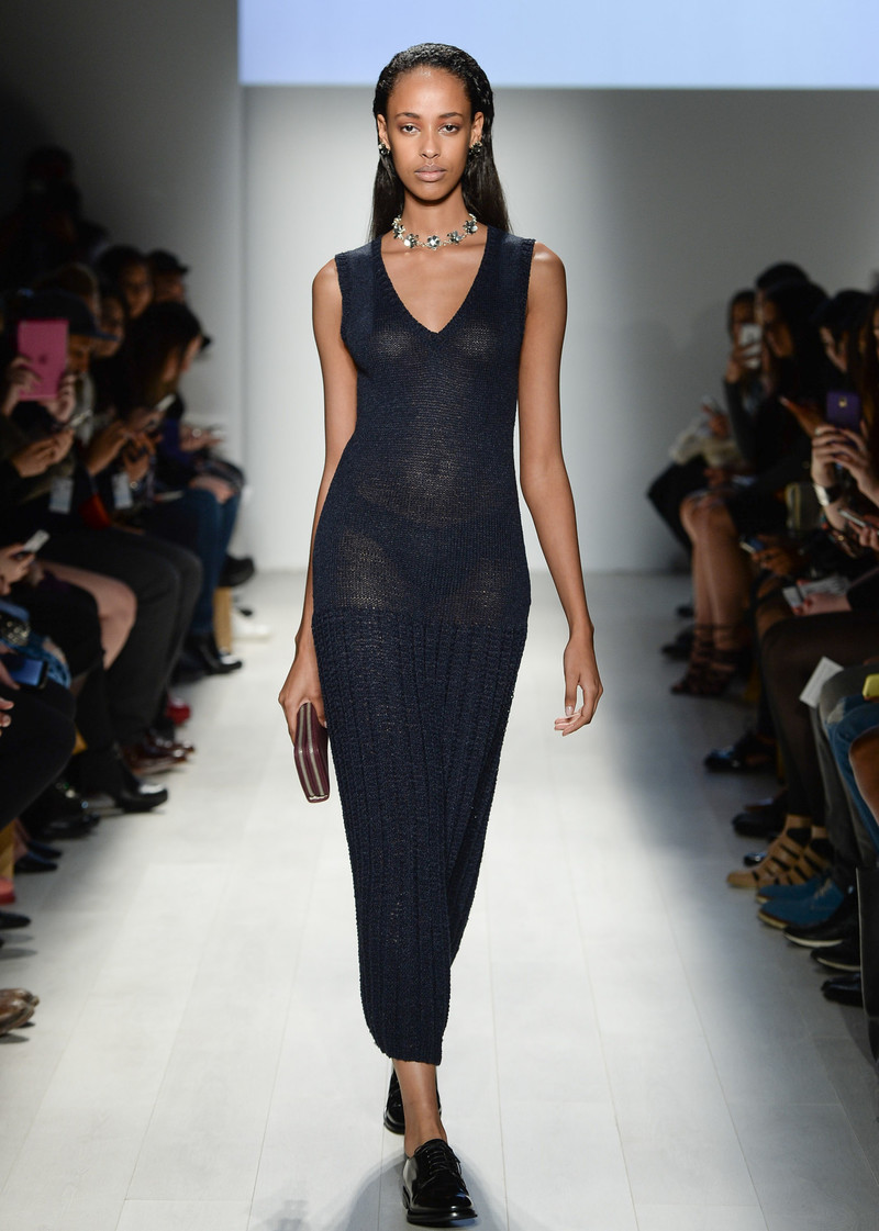 Malorie Urbanovitch Hand Knit Drop Waist Dress | Garmentory