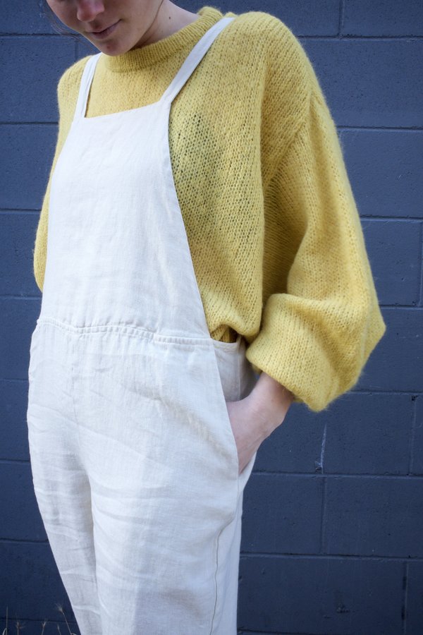 Black Crane Sack Overall - Cloud Black Crane Sack Overall - Cloud