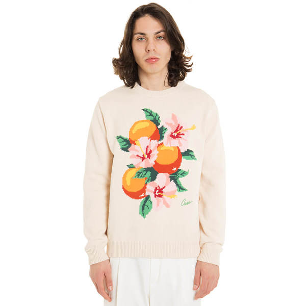 CASABLANCA Kapalia Oranges Intarsia sweater - Multicolor CASABLANCA Kapalia Oranges Intarsia sweater - Multicolor