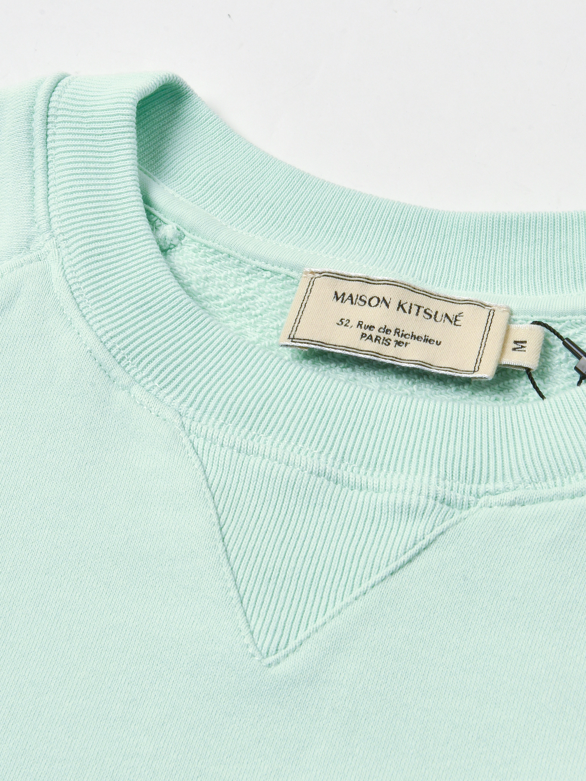 Maison Kitsuné CHILLAX FOX PATCH CLASSIC SWEATSHIRT - MINT - Image 3 of 7
