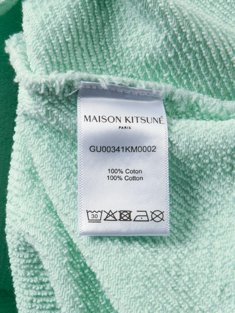 Maison Kitsun CHILLAX FOX PATCH CLASSIC SWEATSHIRT - MINT