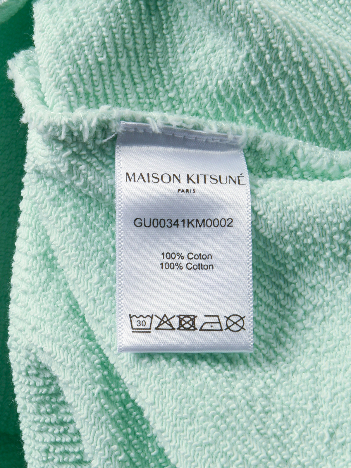 Maison Kitsuné CHILLAX FOX PATCH CLASSIC SWEATSHIRT - MINT - Image 6 of 7
