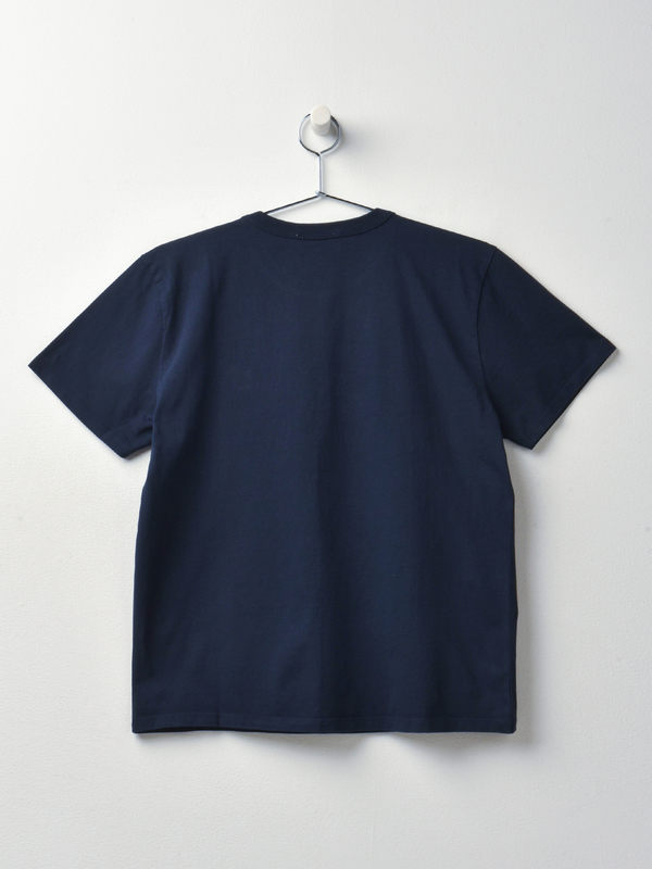 Maison Kitsuné WOMEN FOX HEAD PATCH CLASSIC TEE-SHIRT - NAVY Maison Kitsuné WOMEN FOX HEAD PATCH CLASSIC TEE-SHIRT - NAVY