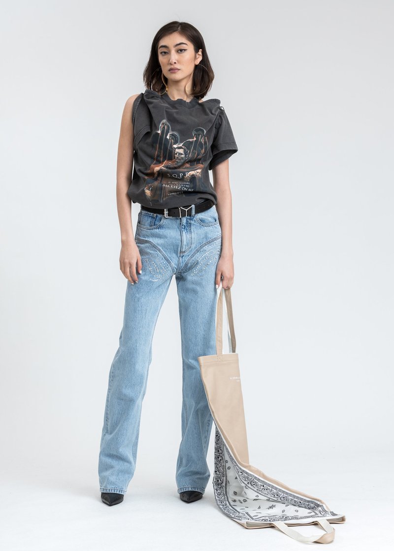 Y/project Convertible Caesar T-Shirt - Black | Garmentory