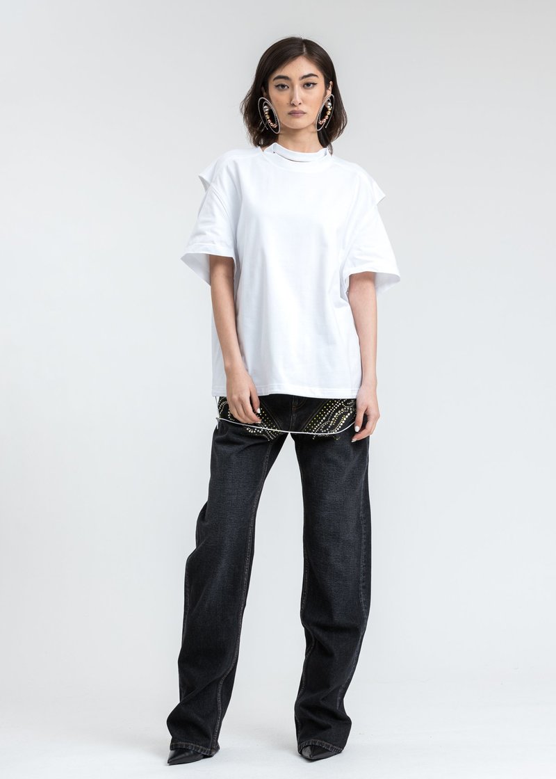 Y/project Convertible T-Shirt - White | Garmentory