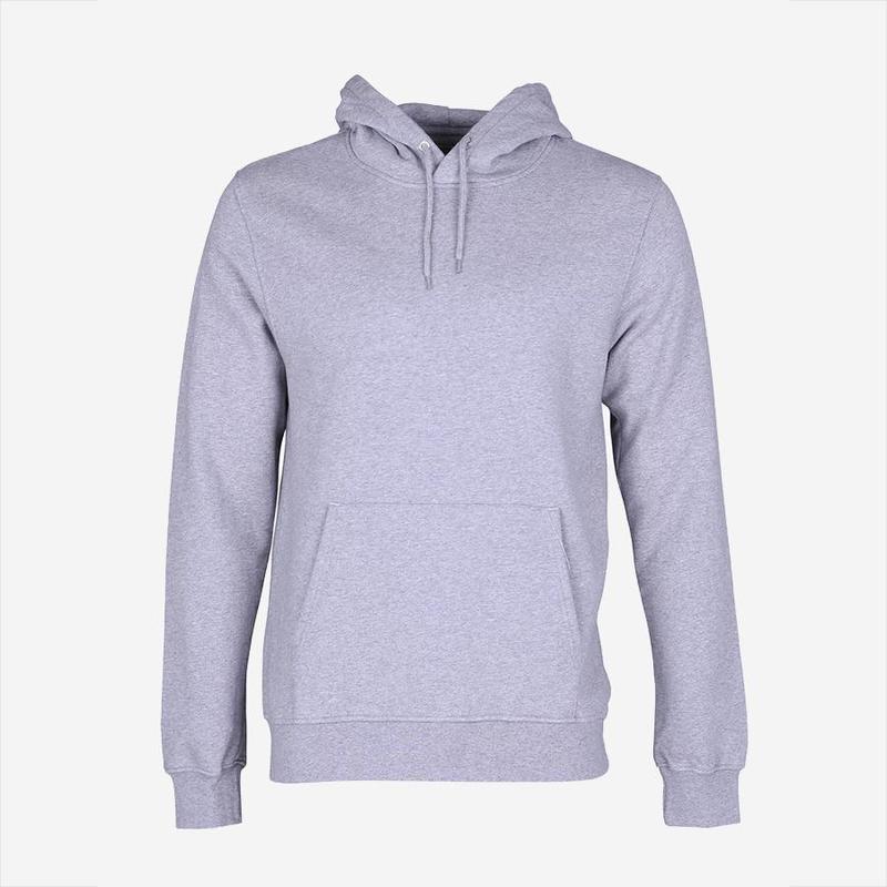 Colorful Standard Classic Organic Hoodie Heather Grey Garmentory
