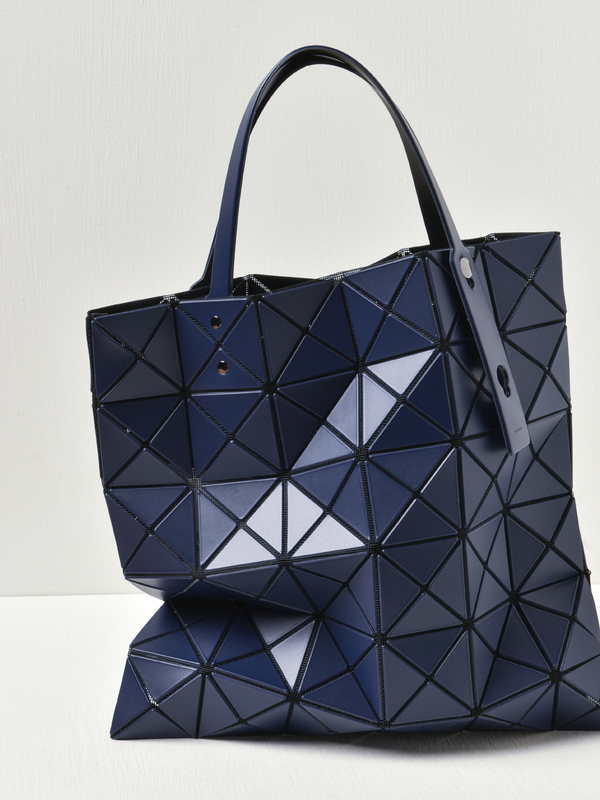 BAO BAO ISSEY MIYAKE LUCENT MATTE TOTE - NAVY | Garmentory