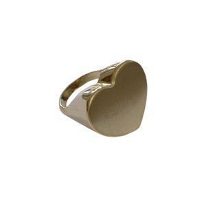 Luiny LOLA'S HEART RING - brass Luiny LOLA'S HEART RING - brass