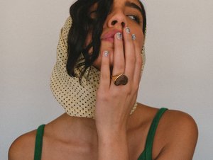 Luiny LOLA'S HEART RING - brass Luiny LOLA'S HEART RING - brass