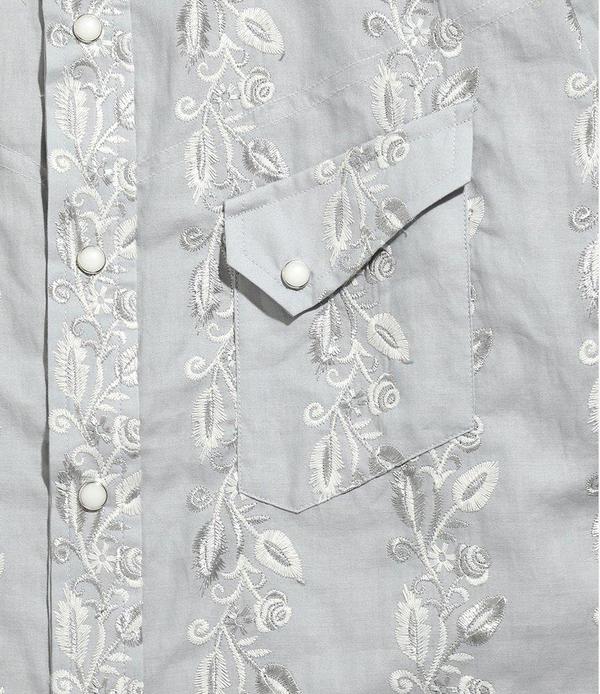 Needles Cowboy Shirt top - Flower Embroidery Needles Cowboy Shirt top - Flower Embroidery