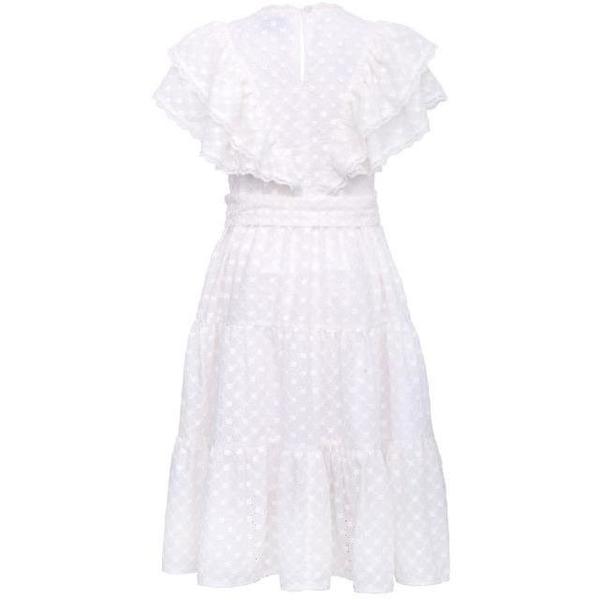 Kids Paade Mode Milan Embroidered Cotton Maxi Dress - White Kids Paade Mode Milan Embroidered Cotton Maxi Dress - White