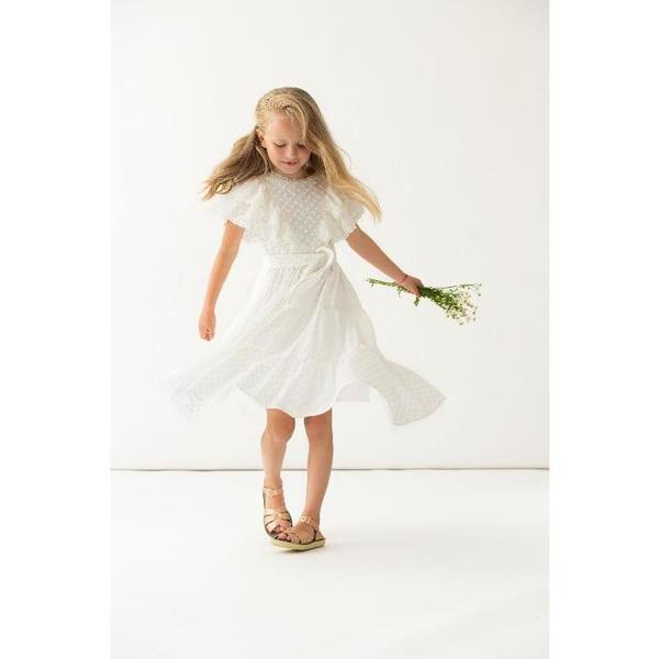 Kids Paade Mode Milan Embroidered Cotton Maxi Dress - White Kids Paade Mode Milan Embroidered Cotton Maxi Dress - White