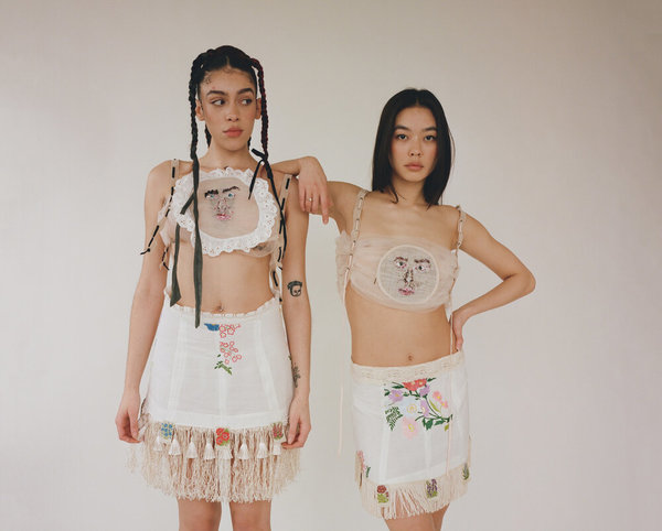Sydney Pimbley Flower Fairy Skirt - White Sydney Pimbley Flower Fairy Skirt - White