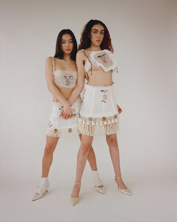 Sydney Pimbley Flower Fairy Skirt - White Sydney Pimbley Flower Fairy Skirt - White