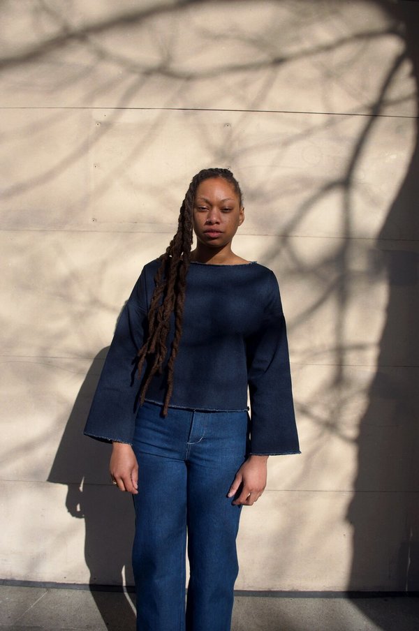 Cocobolo Long Sleeve Tunic Blouse - Denim Cocobolo Long Sleeve Tunic Blouse - Denim