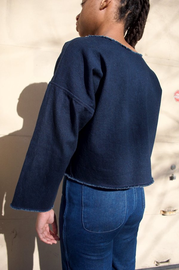 Cocobolo Long Sleeve Tunic Blouse - Denim Cocobolo Long Sleeve Tunic Blouse - Denim