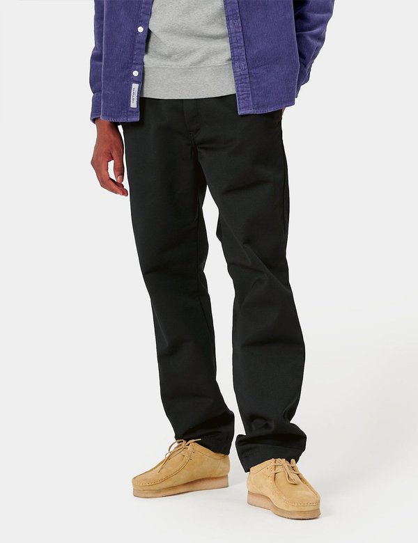 Carhartt-WIP Master Pant (Denison Twill, 8.8 oz) - Black rinsed Carhartt-WIP Master Pant (Denison Twill, 8.8 oz) - Black rinsed