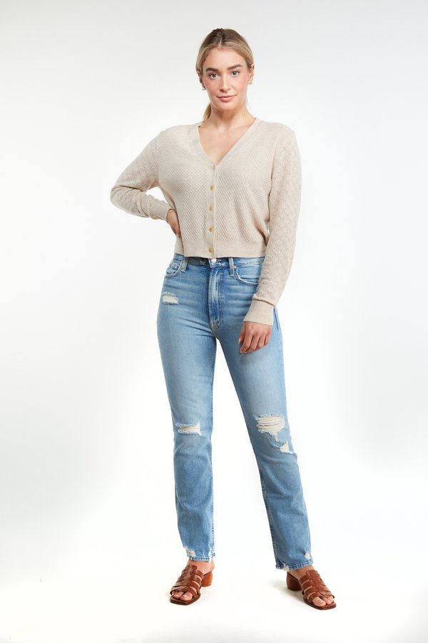 THE ODELLS Melody Cardigan - COCONUT MILK THE ODELLS Melody Cardigan - COCONUT MILK