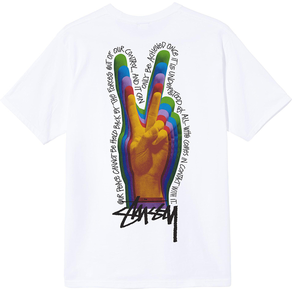 Stüssy peace sign tee - White Stüssy peace sign tee - White