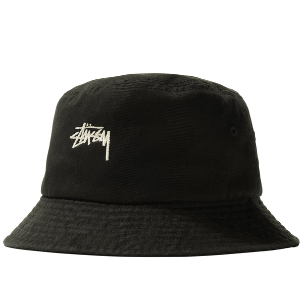 Stüssy stock bucket hat - Black Stüssy stock bucket hat - Black