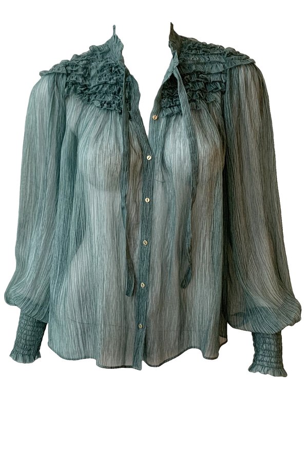 Ulla Johnson Eloise Blouse - Adriatic Ulla Johnson Eloise Blouse - Adriatic