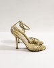 pre-loved Jimmy Choo Strappy Sandals - gold - Thumbnail 2