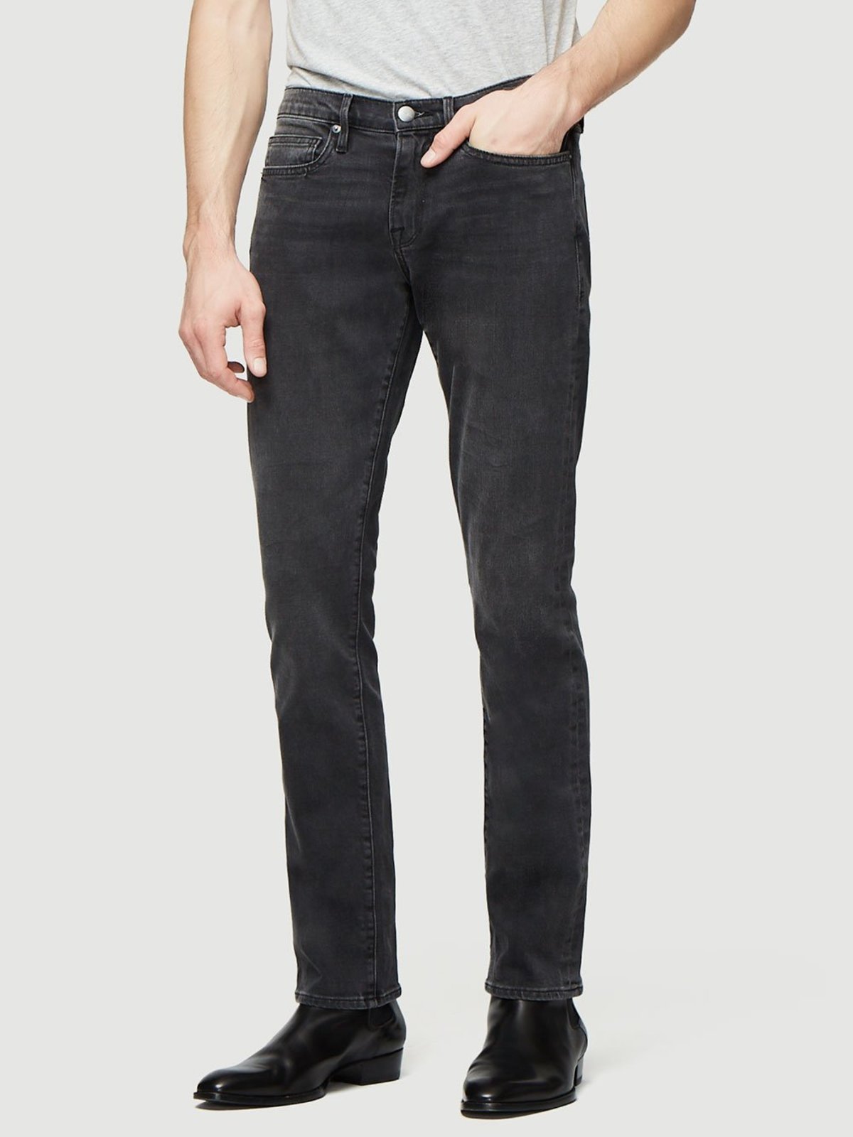 L'Homme Slim Twill Garage Dry Sage