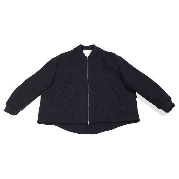 Studio Nicholson Hewitt Bomber Jacket - Dark Navy | Garmentory
