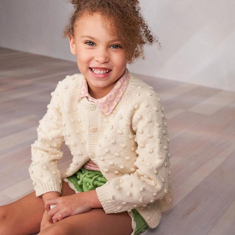 popcorn カーディガン misha and puff ミーシャ（Baby Hooded Popcorn  