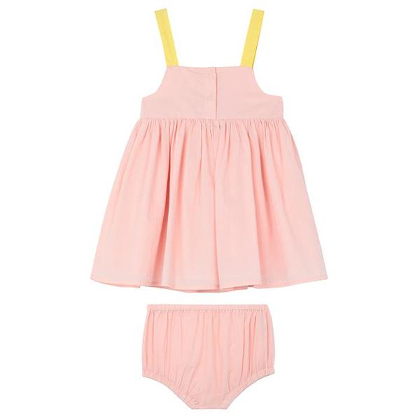 Kids Stella McCartney Dress With Butterfly Patch - Pink Kids Stella McCartney Dress With Butterfly Patch - Pink