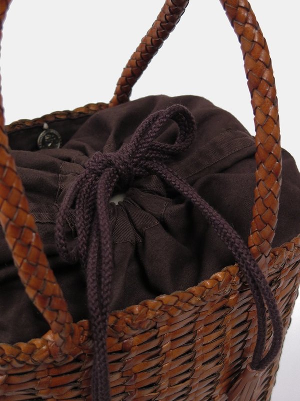 dragon diffusion single bali round bucket bag - dark tan dragon diffusion single bali round bucket bag - dark tan