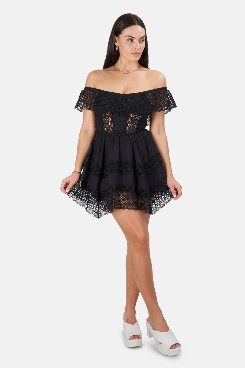 Charo Ruiz Vaiana Dress - Black | Garmentory