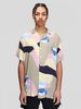 Schnayderman's Notch SS People Print Shirt - Cream/Pink - Thumbnail 1