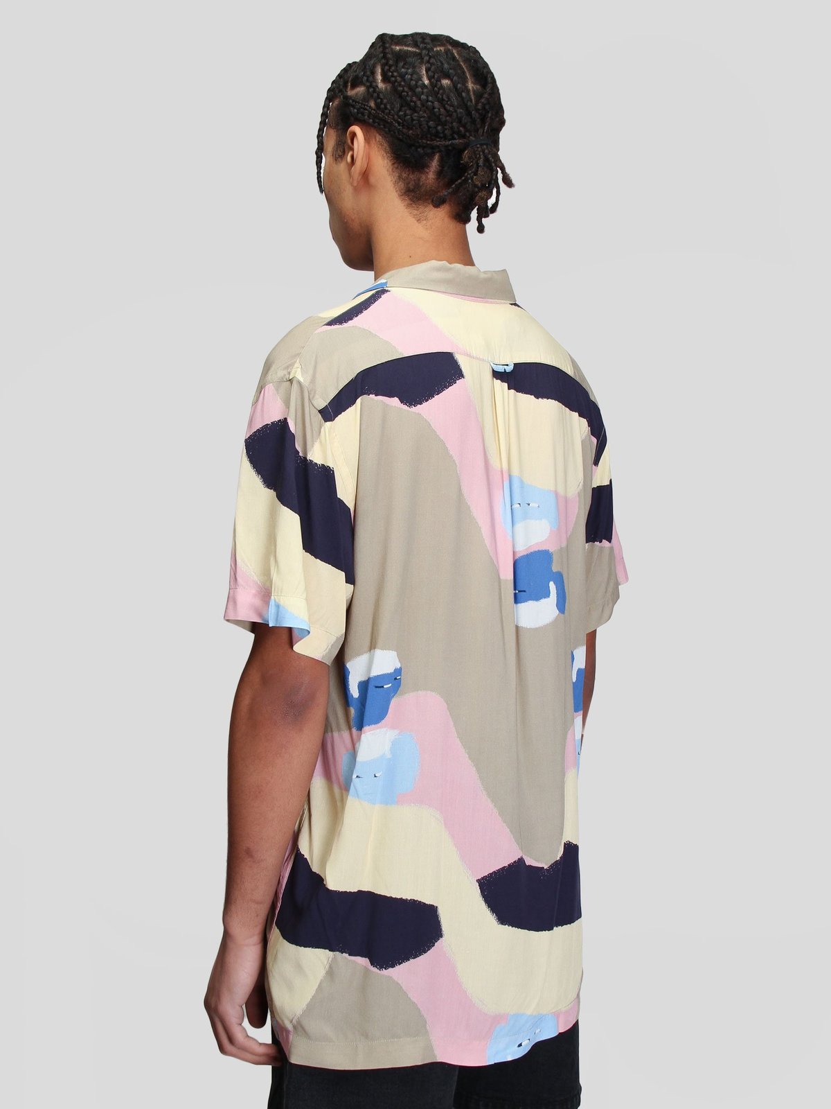 Schnayderman's Notch SS People Print Shirt - Cream/Pink - Image 2 of 9