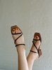 St. Agni Nikko Sandal - Black - Thumbnail 1