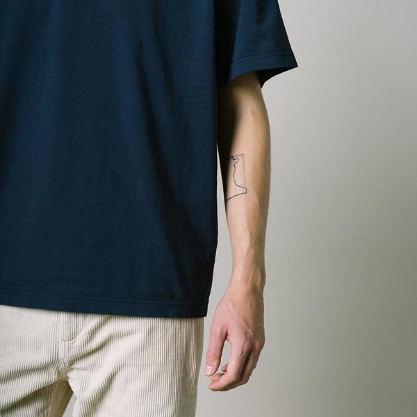 Kestin Fly Crew Neck Jersey T-Shirt - Navy Kestin Fly Crew Neck Jersey T-Shirt - Navy