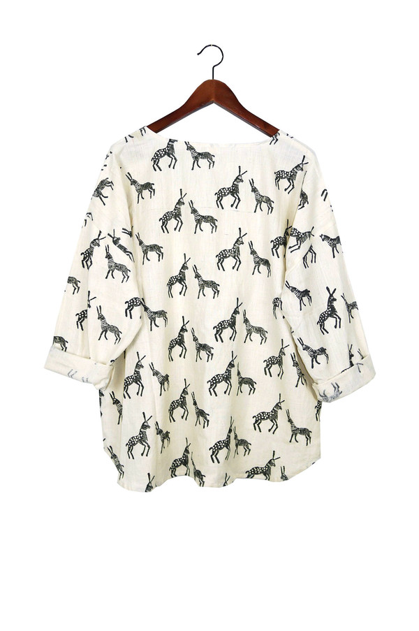 PO-EM Everyday Top, Block Print PO-EM Everyday Top, Block Print