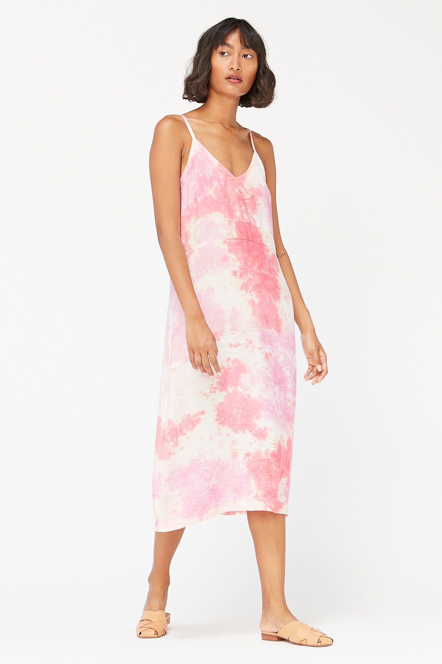 Lacausa Alma Slip Dress - Raspberry 